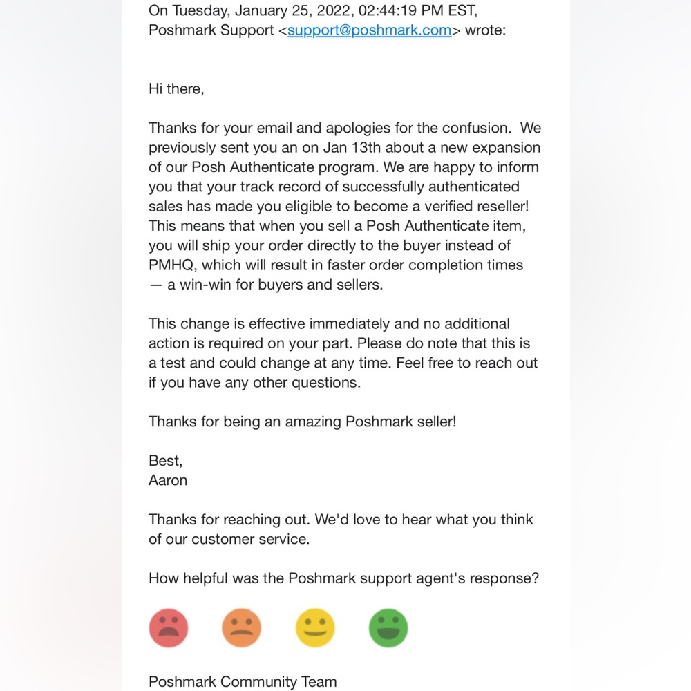 Verified Seller letter. Please read.